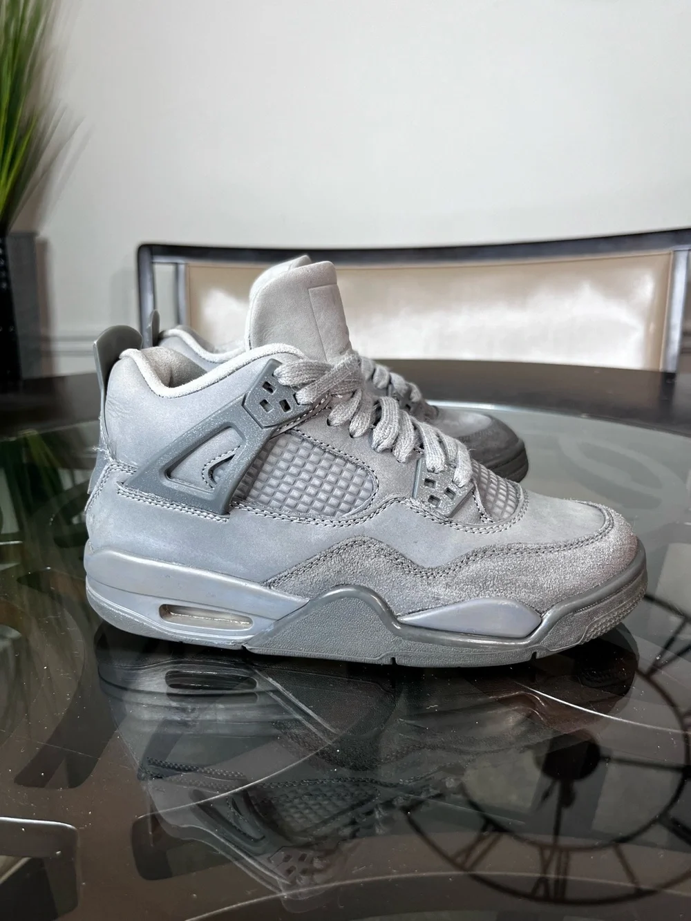 Nike Air Jordan 4 Retro SE Paris Olympics Wet Cement Youth Sz 5.5 Y